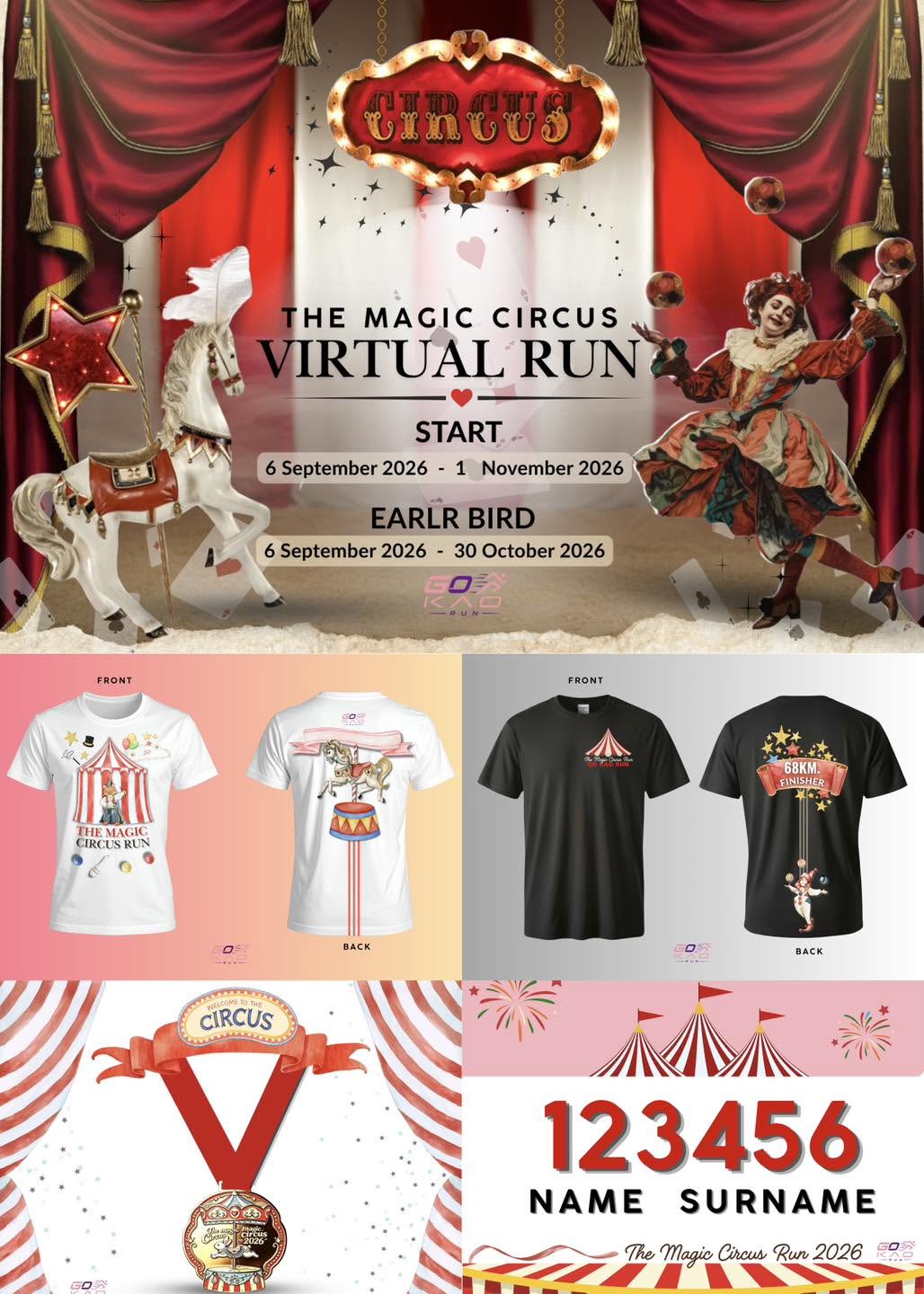 ðŠ THE MAGIC CIRCUS RUN | 68km.ðŠ